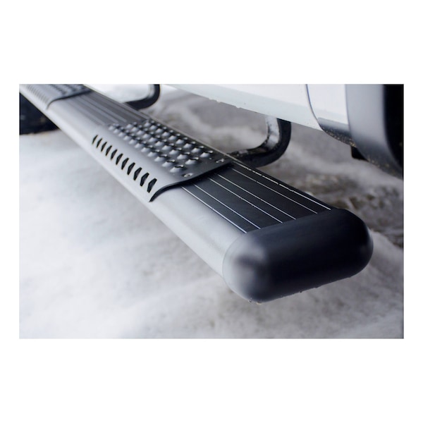 O-MEGA/O-MEGA II RUNNING BOARDS BLACK TEXTURED POWDER COAT(SEPARATE BR